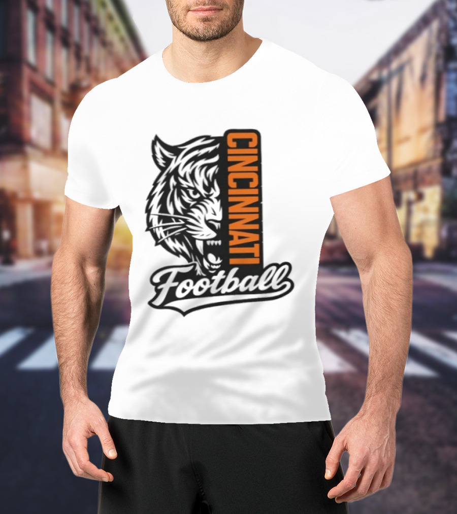 Cincinnati Football Tiger Tiger Iconic Team T-Shirt