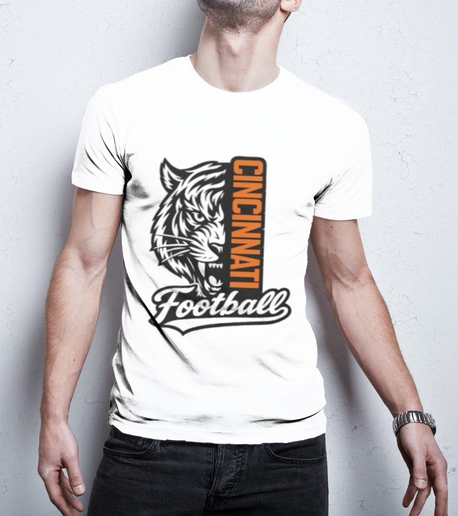 Cincinnati Football Tiger Tiger Iconic Team T-Shirt