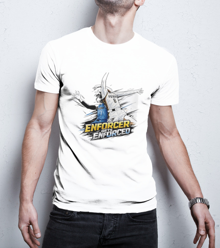 WNBA Enforcer Fever 8 Jumper Action T-Shirt