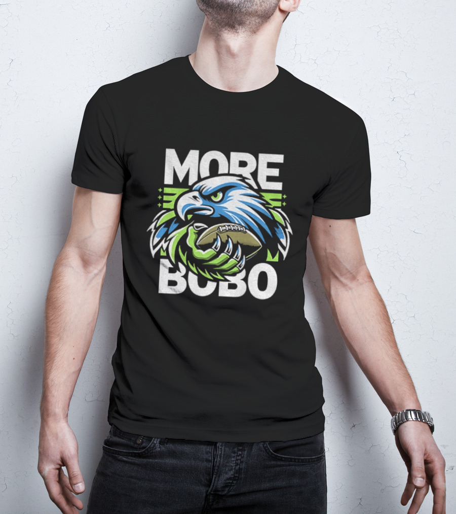 Jake Bobo More Bobo Seattle Seahawks Football Vibrant Gradient 2025 T-Shirt