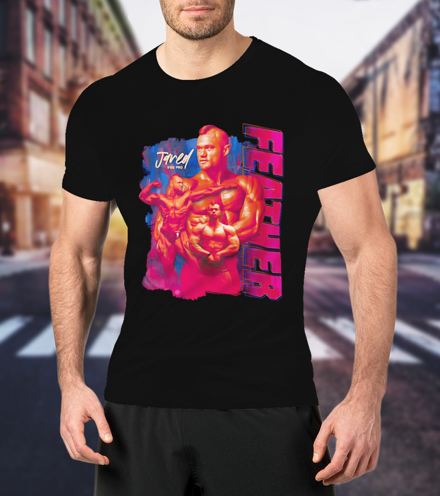 Jared Feather IFBB Pro Bodybuilding Champion Bold Visual T-Shirt