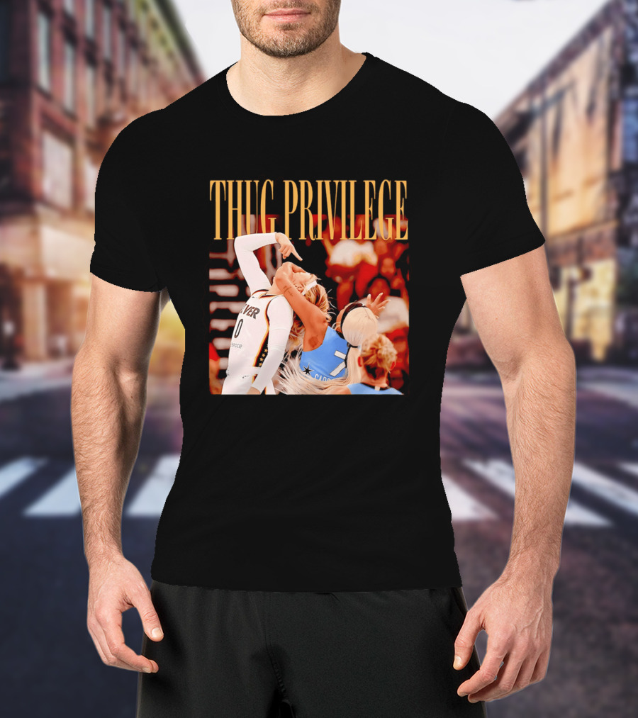 Thug Privilege Sophie Cunningham Basketball Action T-Shirt