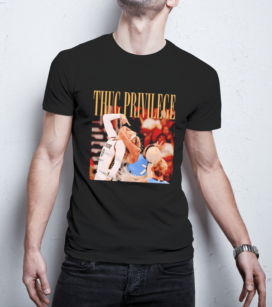 Thug Privilege Sophie Cunningham Basketball Action T-Shirt