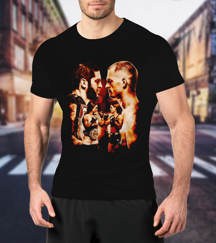 UFC 330 Matchup Islam Makhachev Vs Alexander Volkanovski Face Off T-Shirt