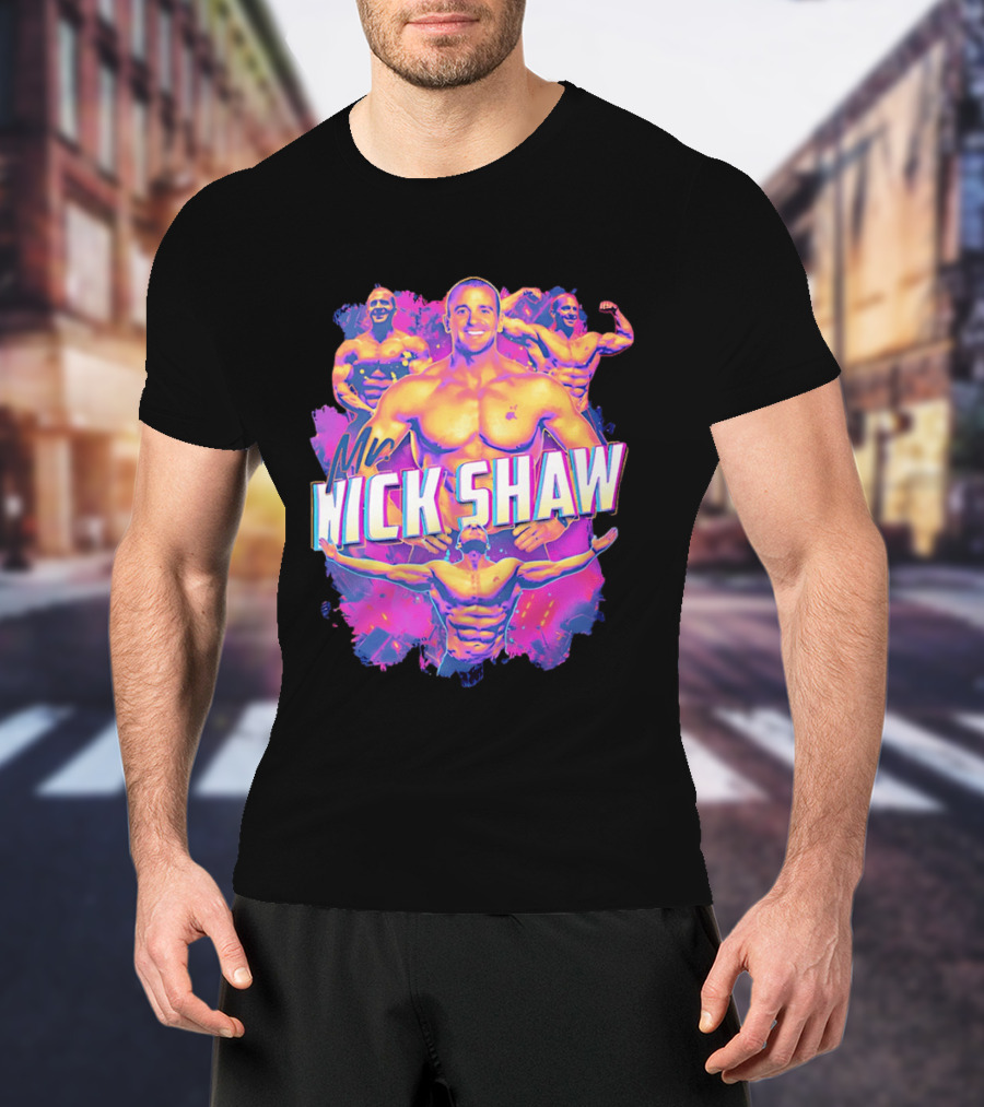 Mr Nick Shaw Bodybuilding Motivation Fitness Enthusiast Hype T-Shirt