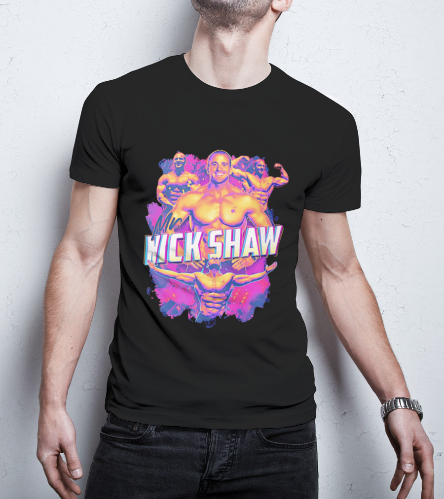 Mr Nick Shaw Bodybuilding Motivation Fitness Enthusiast Hype T-Shirt