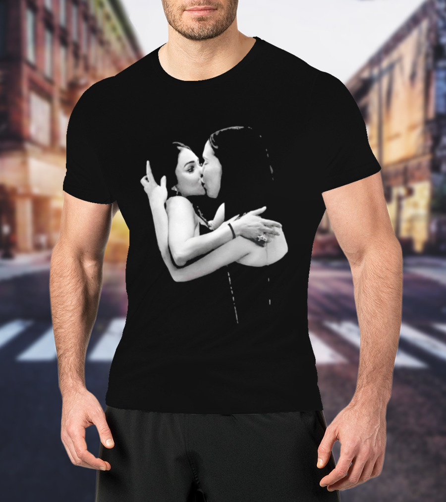 Nikita Rawal Viral Kiss Romantic Embrace T-Shirt