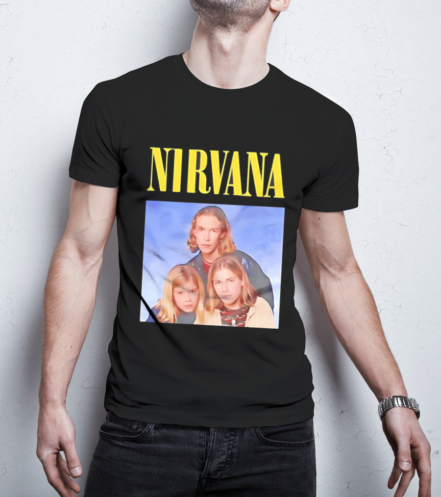 Nirvana Hanson Trio Blue Cloud Bootleg T-Shirt