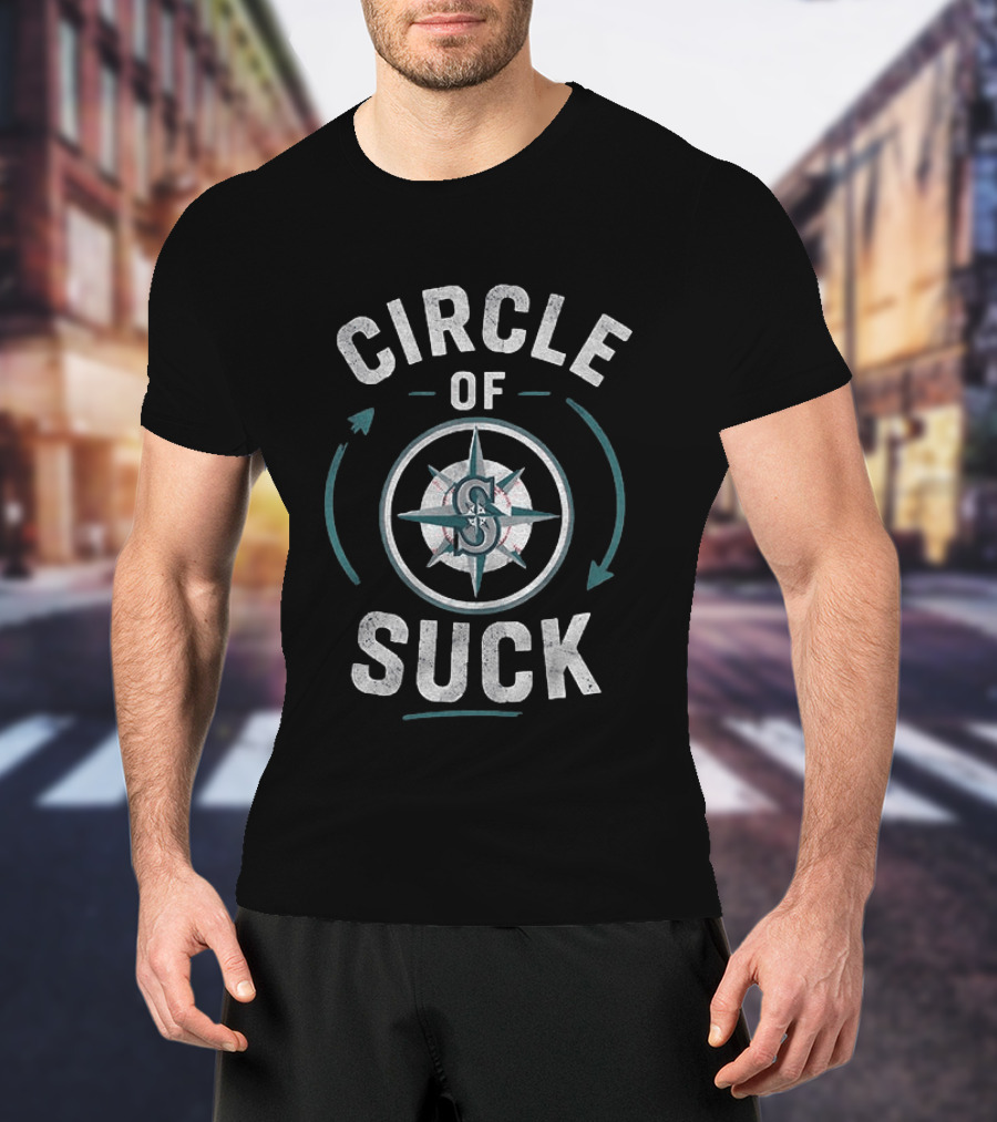 Circle Of Suck Seattle Mariners T-Shirt