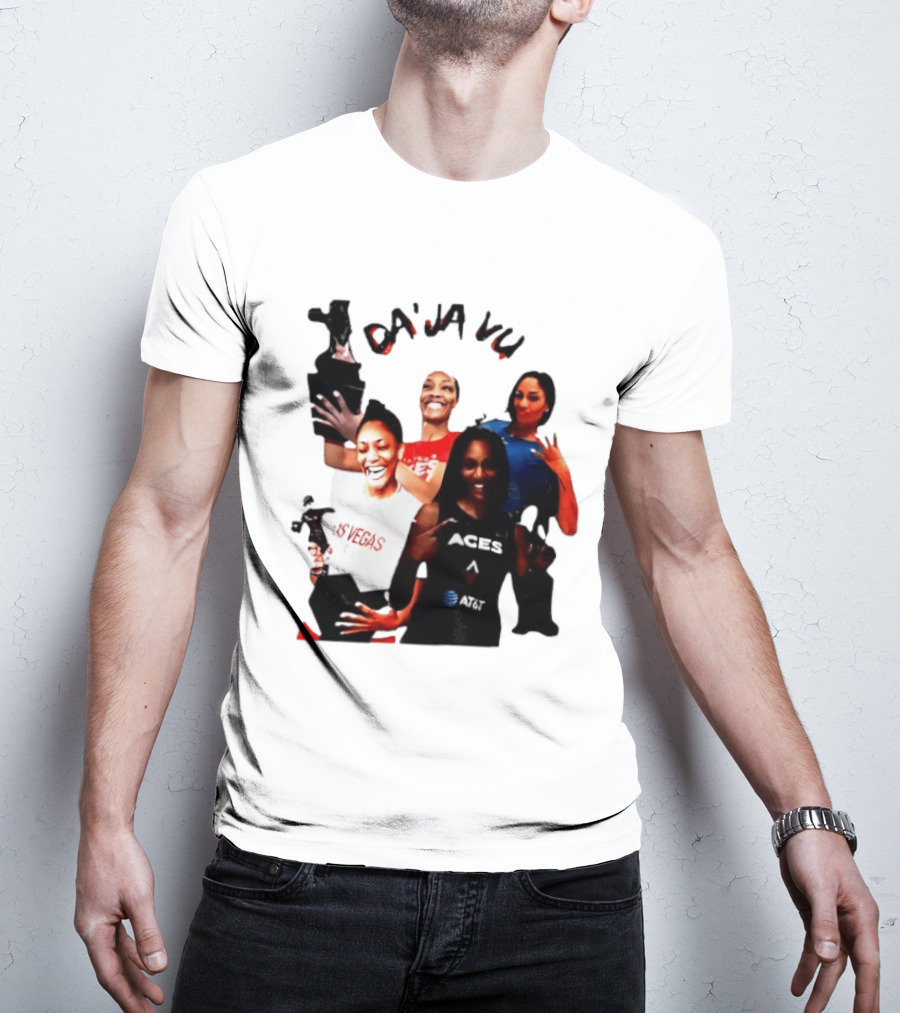 Aja Wilson DA'JA Vu Las Vegas Aces 4X MVP WNBA Legend T-Shirt