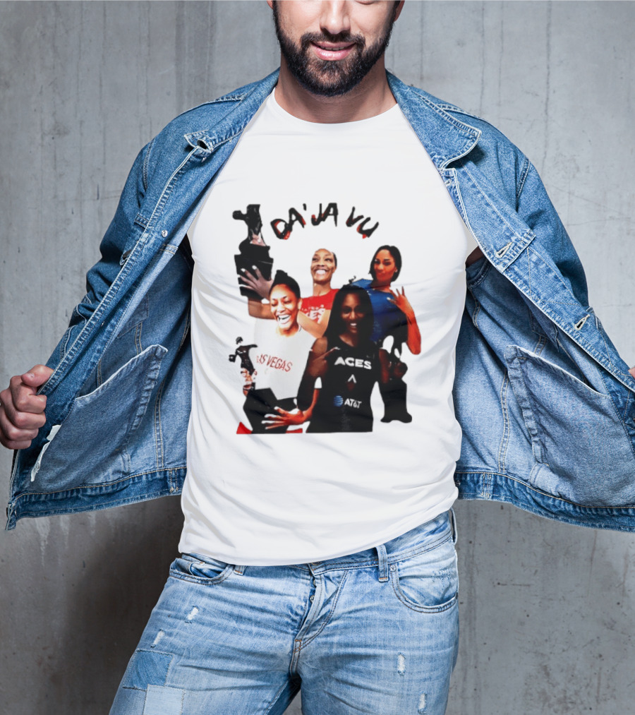 Aja Wilson DA'JA Vu Las Vegas Aces 4X MVP WNBA Legend T-Shirt