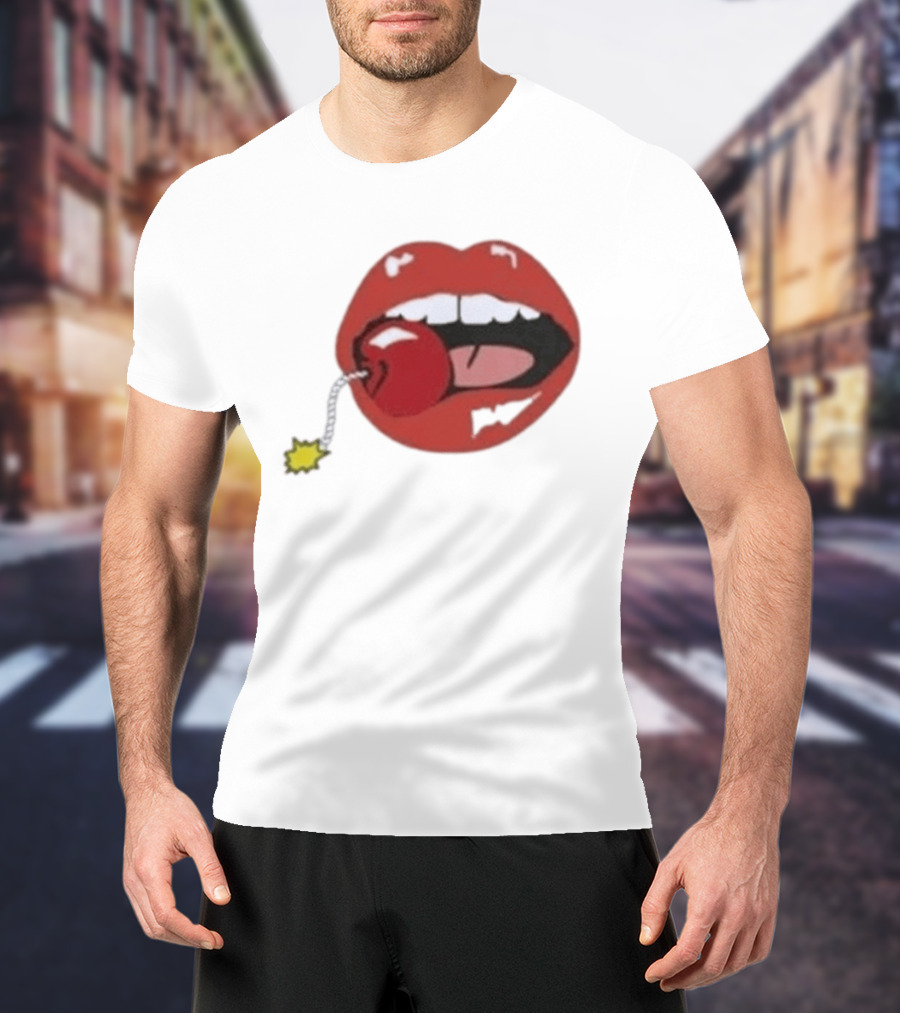 Argylle Aidan Wilde Cherry Lips Bomb T-Shirt