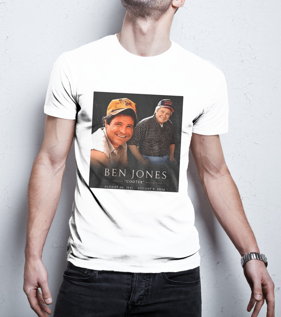 Ben Jones Cooter Memorial August 30 1941 August 9 2026 T-Shirt