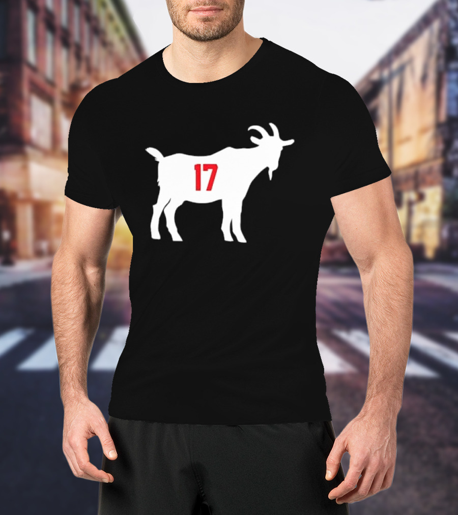 17 White Billy Goat T-Shirt