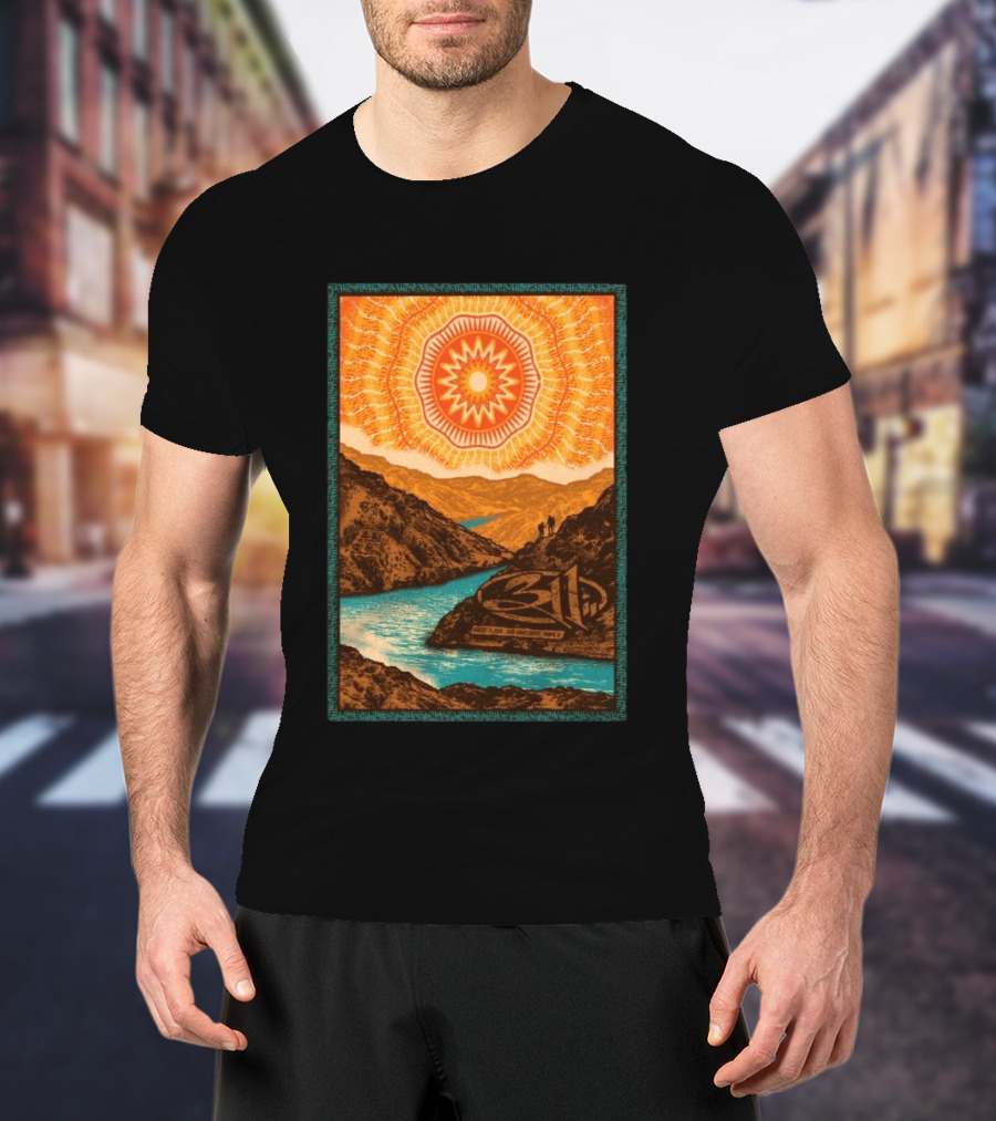 311 August 11 2026 Nampa ID Sunburst Mountain River Scene T-Shirt