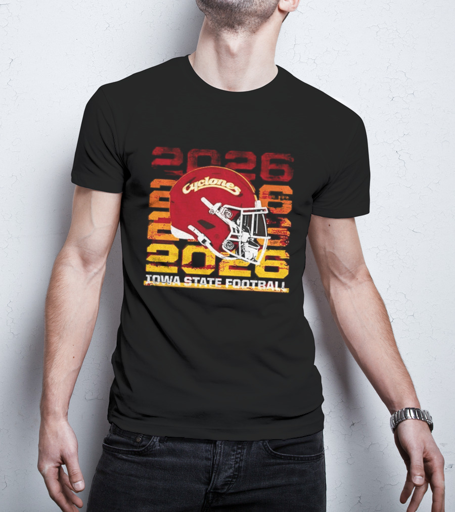 Cyclones Helmet 2026 Iowa State Football Gameday T-Shirt