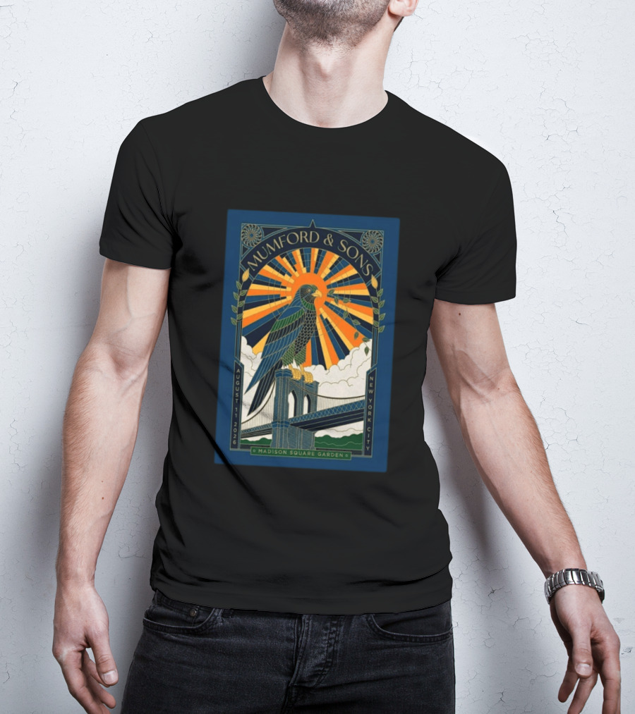 Mumford And Sons Madison Square Garden August 11 2026 New York City T-Shirt