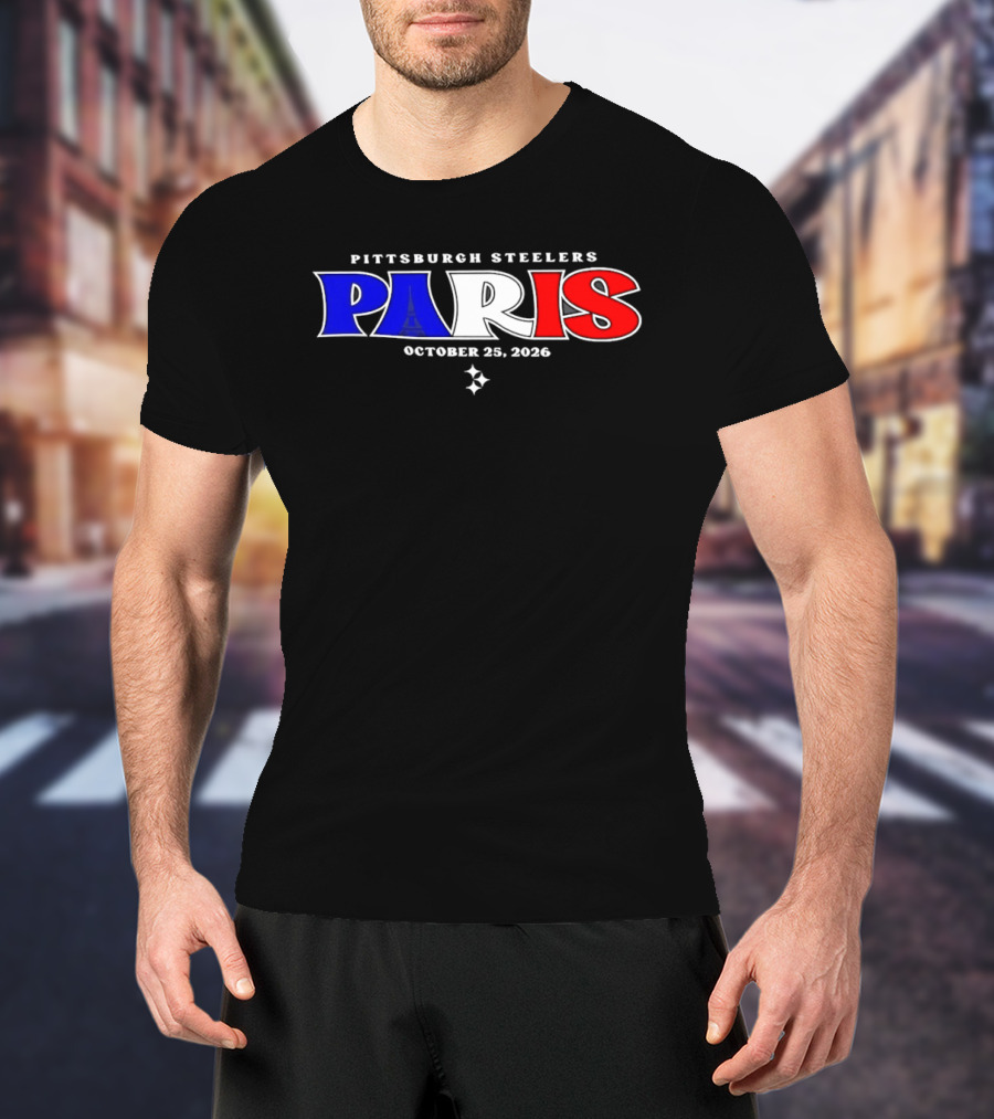 Pittsburgh Steelers Paris October 25 2026 T-Shirt