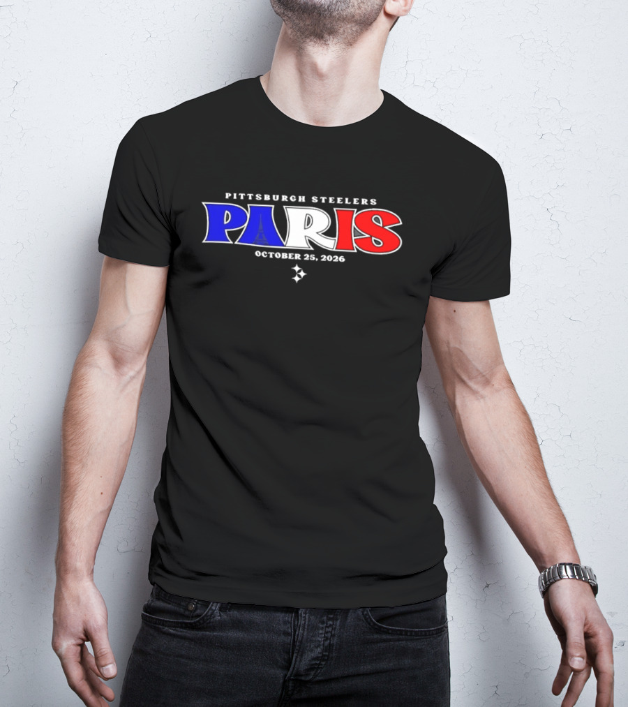 Pittsburgh Steelers Paris October 25 2026 T-Shirt