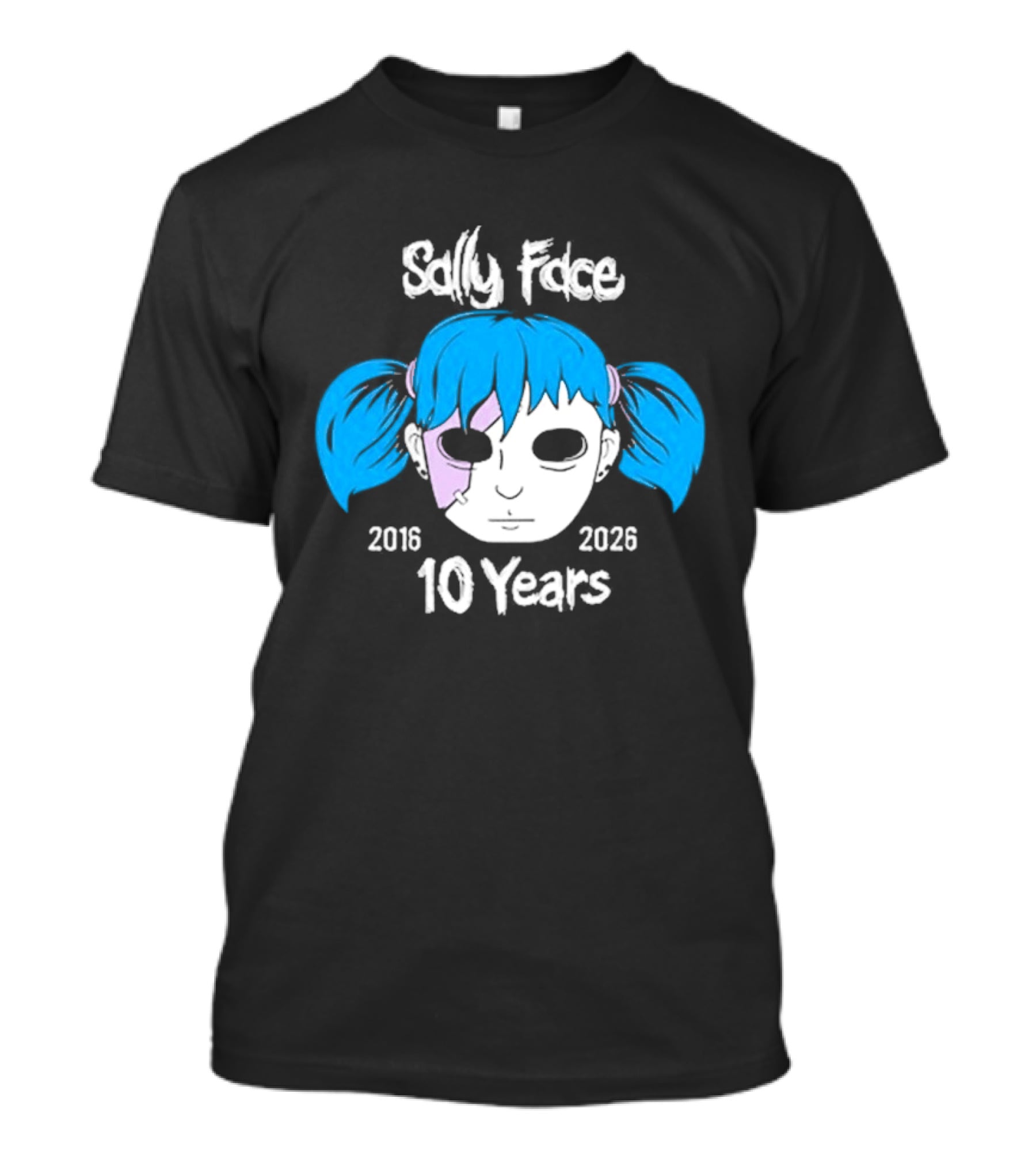 Sally Face 10 Years Anniversary 2016 2026 T-Shirt
