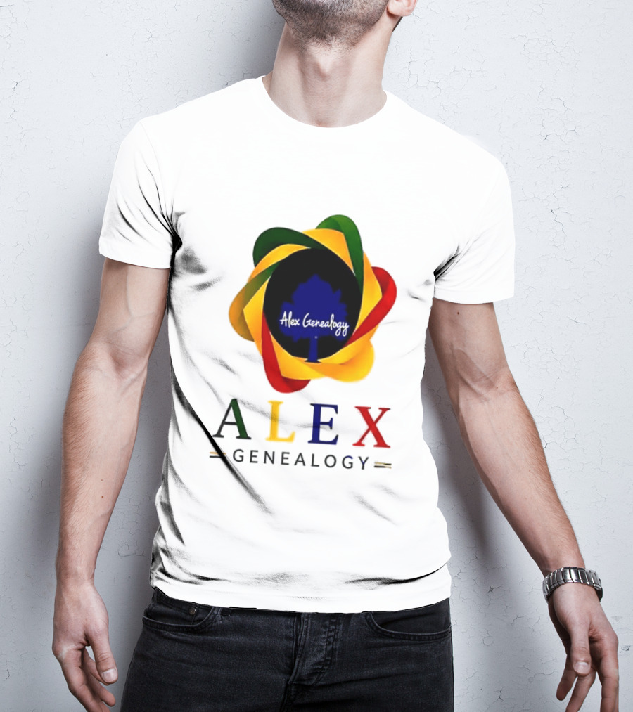 Alex Genealogy Trust Census Records More Than People Colorful Tree T-Shirt