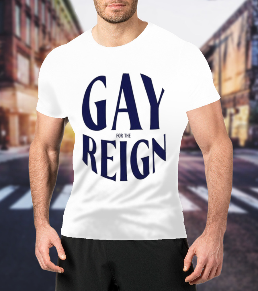 Reign FC Wildfang Pride Gay For The Reign T-Shirt