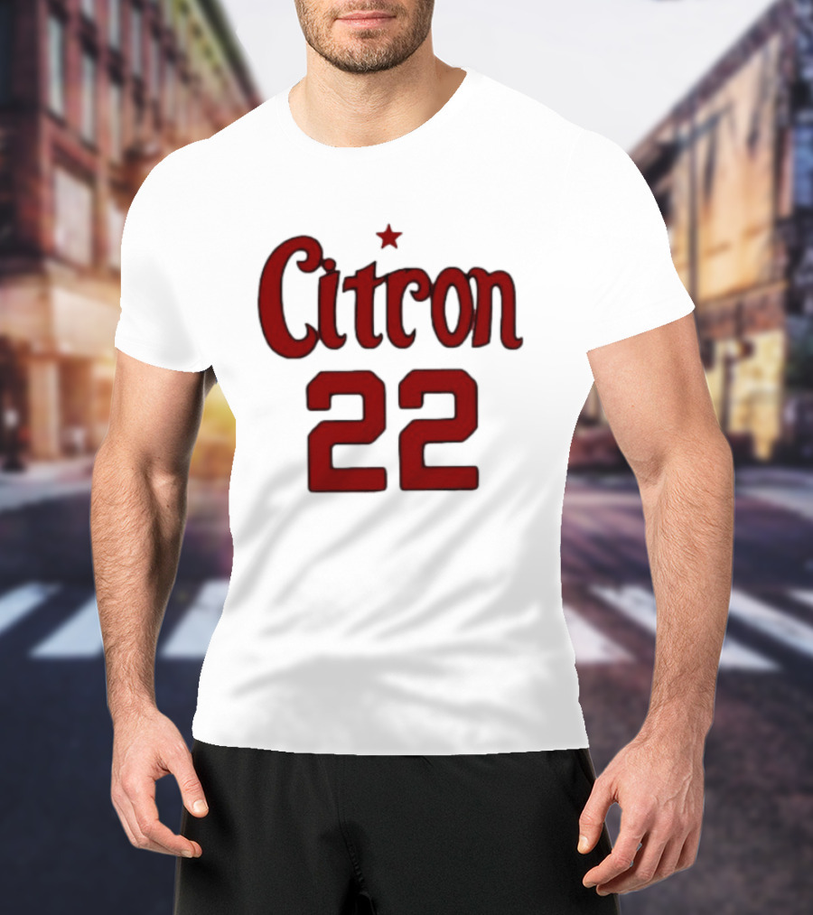 Sonia Citron 22 Washington Mystics Women's Basketball NCAA T-Shirt