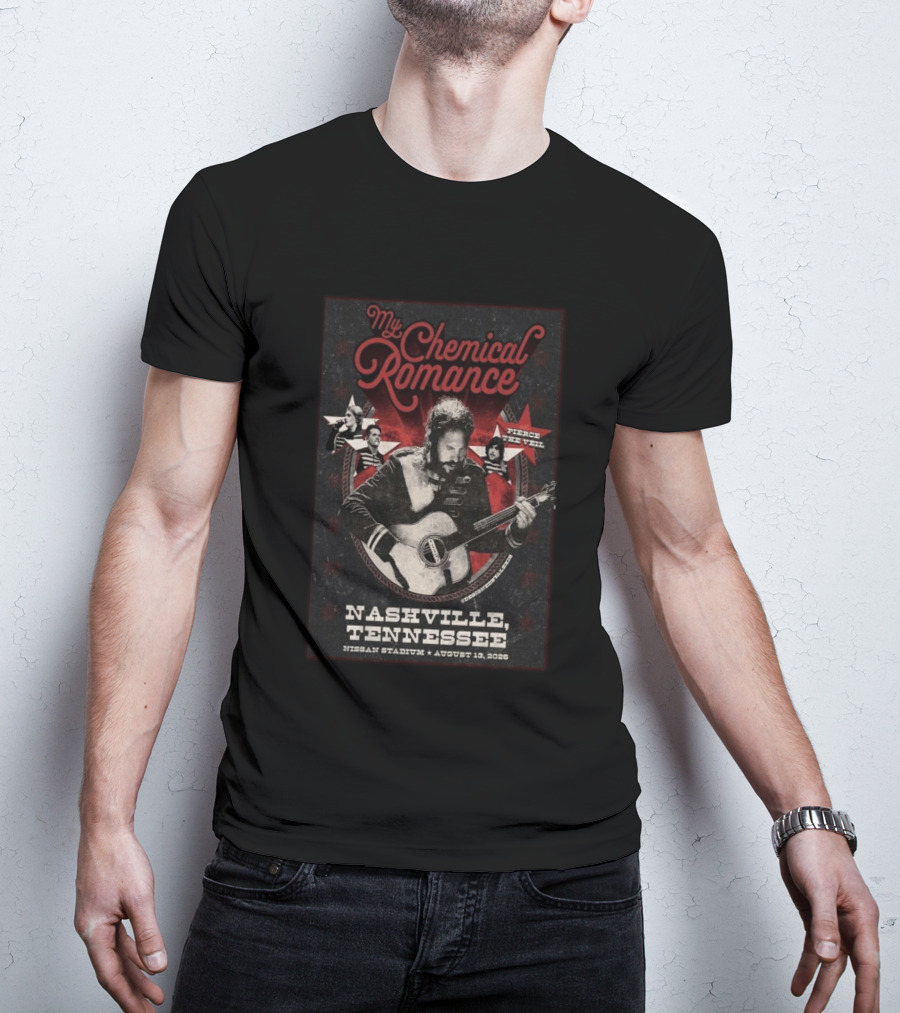 My Chemical Romance Nissan Stadium August 13 2026 Nashville Tennessee Pierce The Veil T-Shirt
