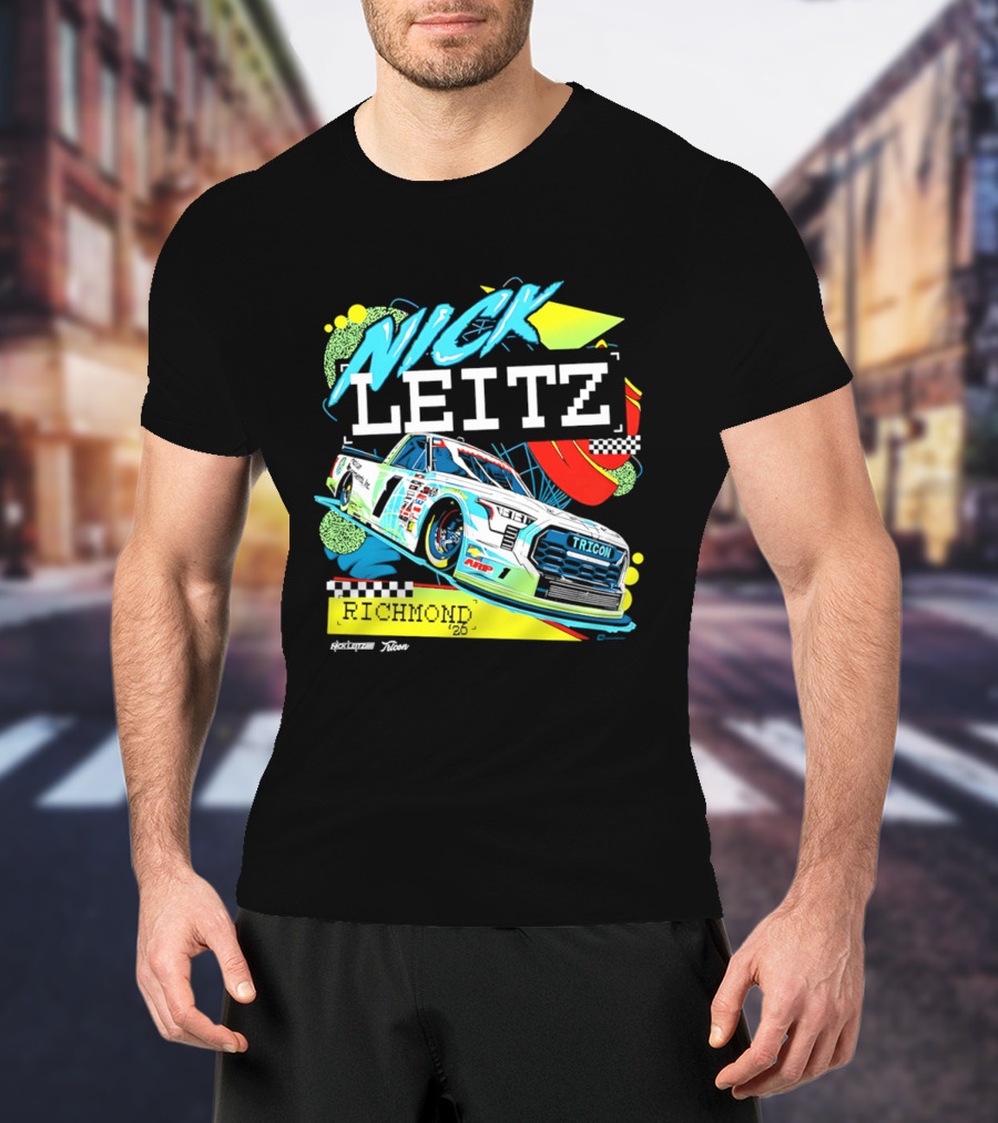 Nick Leitz Richmond NC Tricon Truck Series 2026 Racing T-Shirt