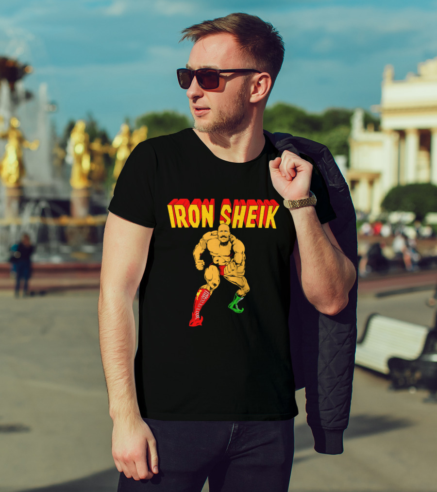 Iron Sheik Wrestling Legend Iconic Wrestler T-Shirt