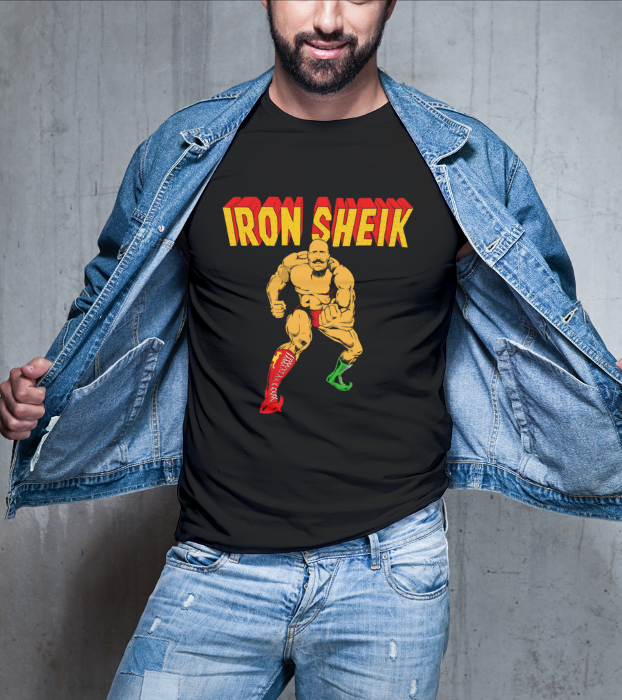 Iron Sheik Wrestling Legend Iconic Wrestler T-Shirt