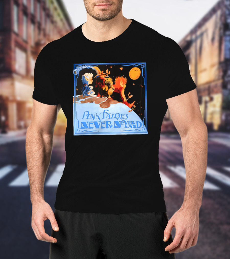 Pink Fairies Never Never Land Vintage Fantasy T-Shirt