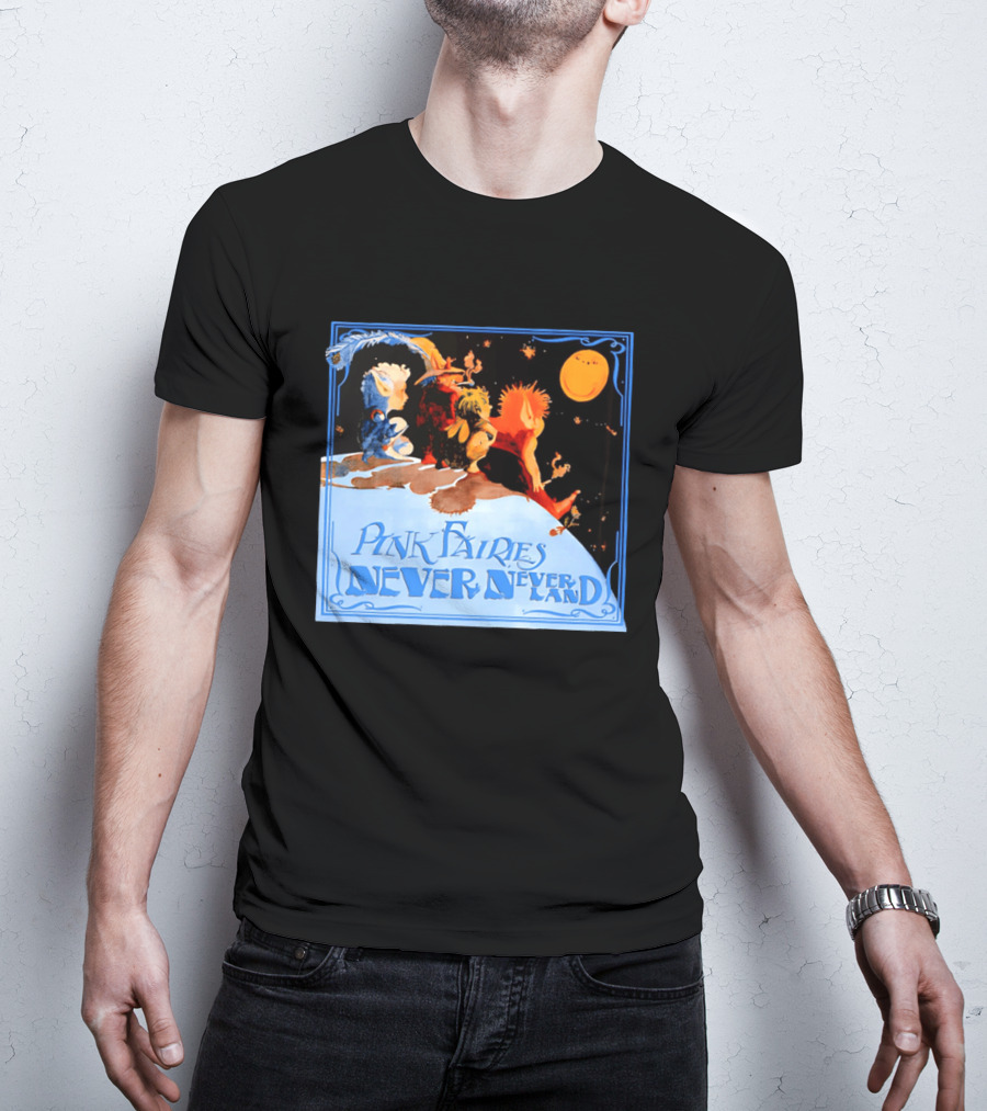 Pink Fairies Never Never Land Vintage Fantasy T-Shirt