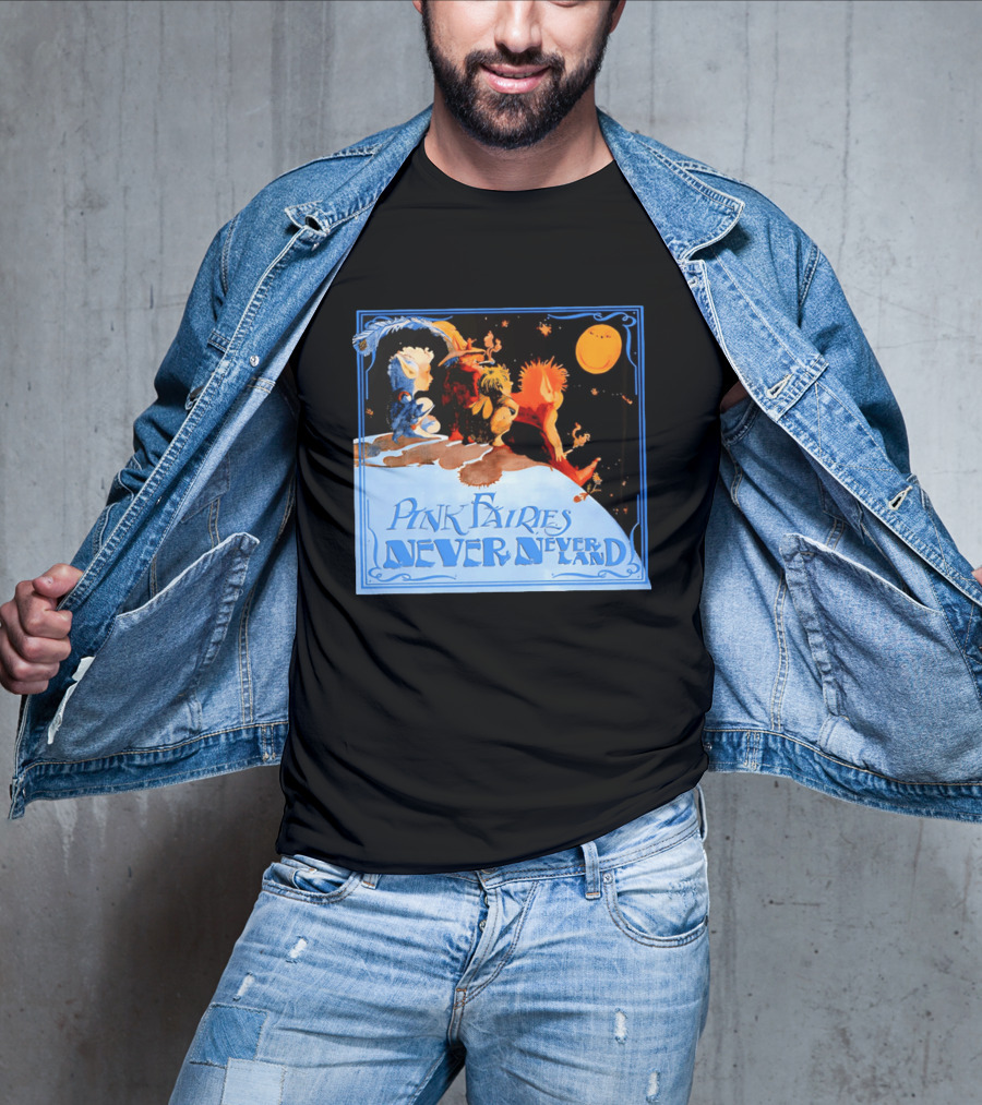 Pink Fairies Never Never Land Vintage Fantasy T-Shirt