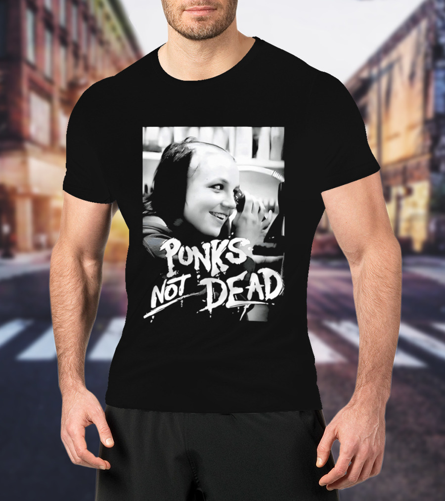 Punks Not Dead Britney Spears Iconic Shaved Look T-Shirt