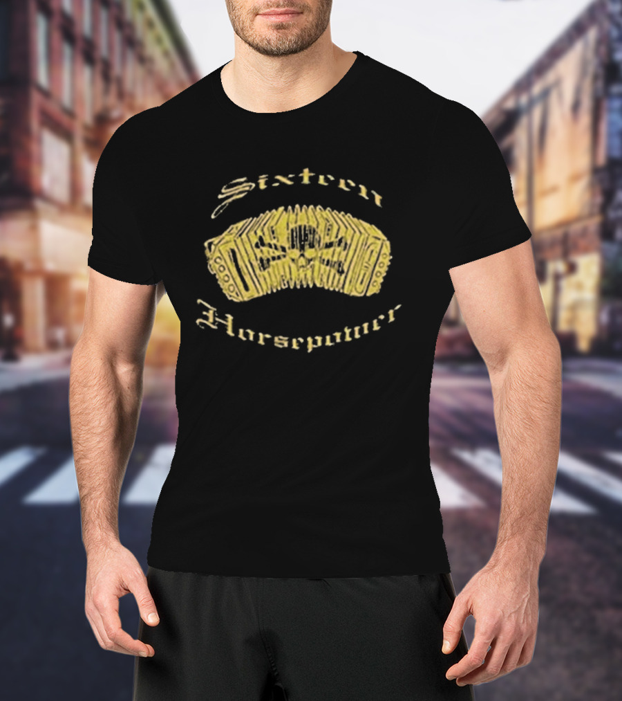 Sixteen Horsepower Yellow Accordion T-Shirt