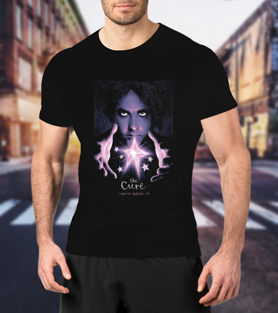 The Cure 12 August 2026 Oslo Enchanting Starry Night T-Shirt