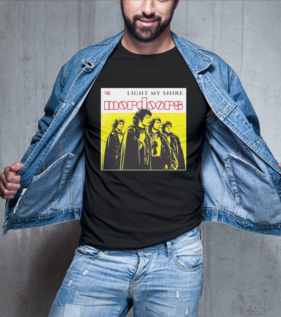 The Light My Shire Mordoors Four Hobbits Cloaks Yellow T-Shirt