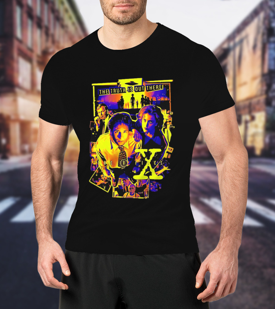 The Truth Is Out There The X Files Mulder Scully 90s TV Series T-Shirt