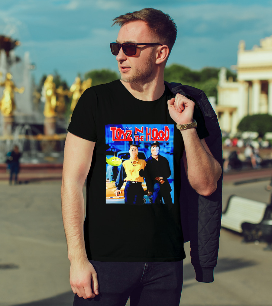 Pixar Toyz N The Hood Parody Toy Story Characters T-Shirt