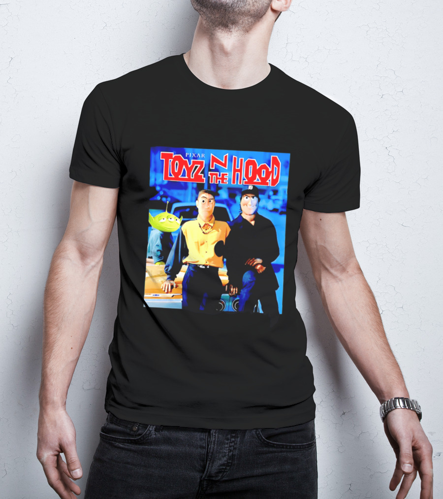 Pixar Toyz N The Hood Parody Toy Story Characters T-Shirt
