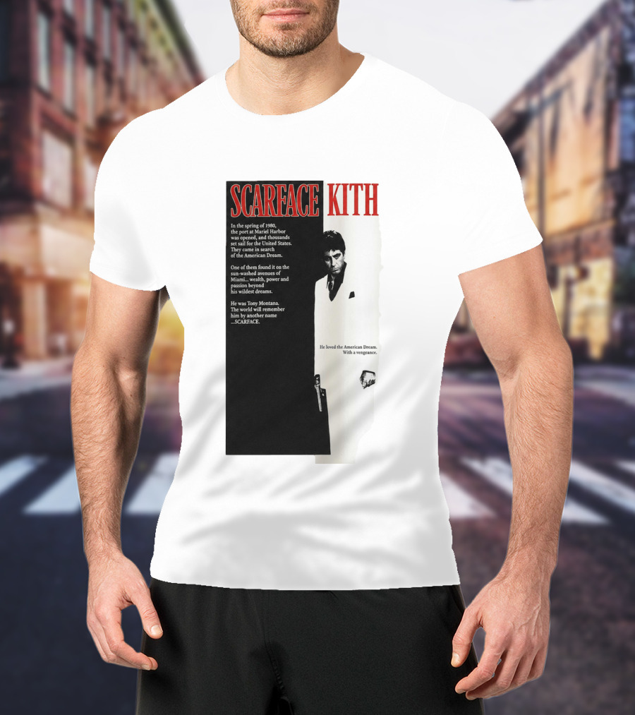 Scarface Kith Tony Montana American Dream 1980 T-Shirt