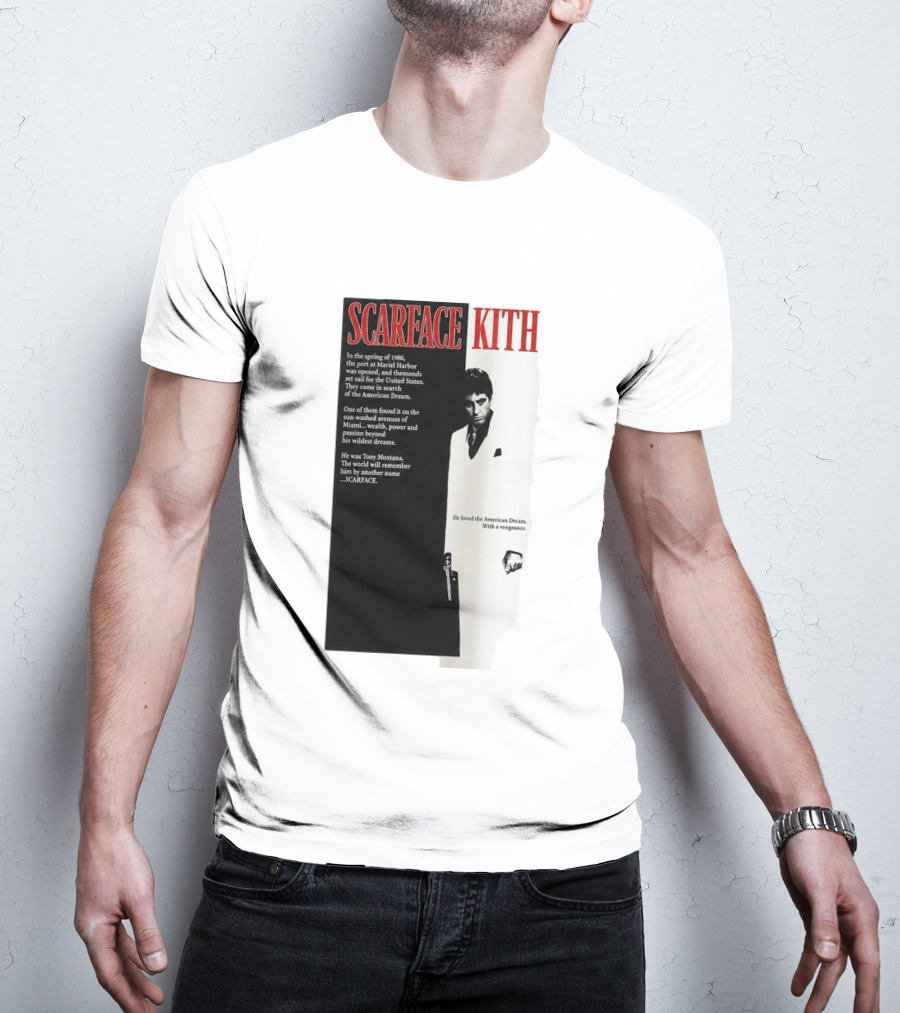 Scarface Kith Tony Montana American Dream 1980 T-Shirt