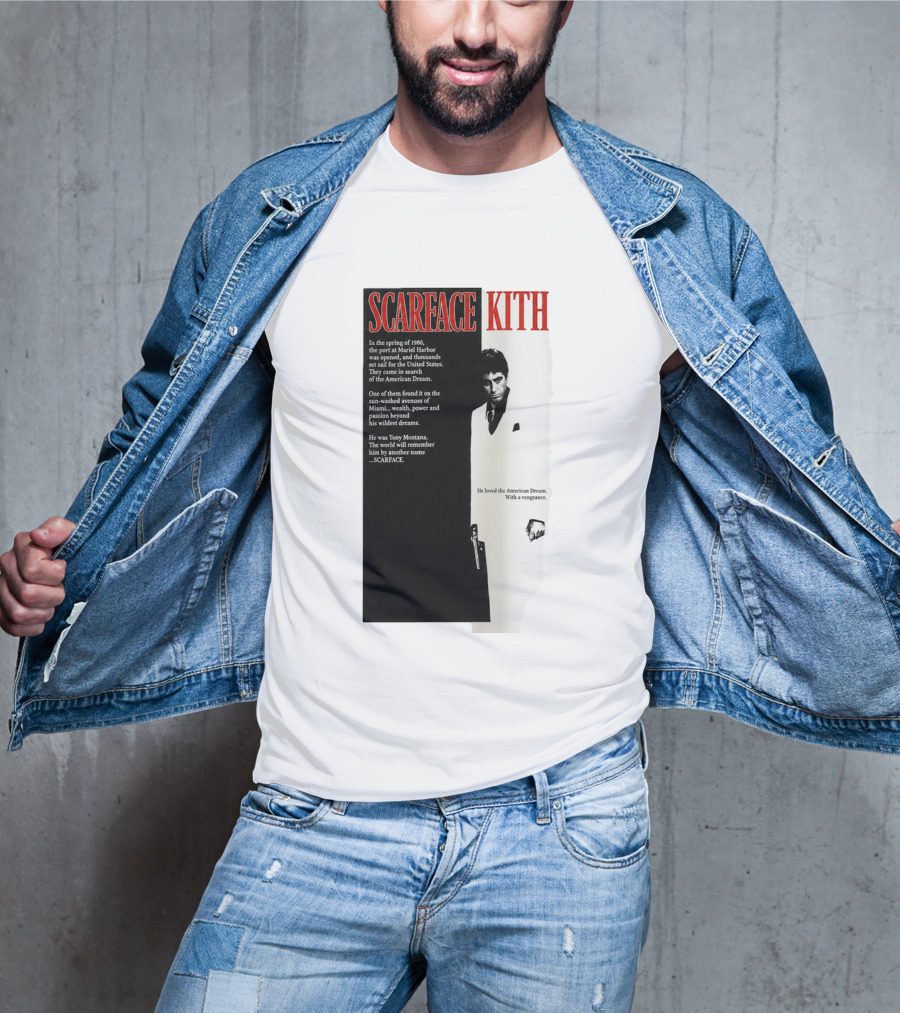 Scarface Kith Tony Montana American Dream 1980 T-Shirt