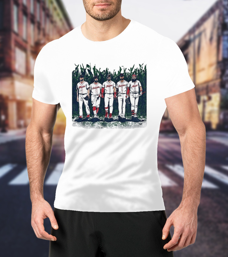 Iowa Cornfield Philadelphia Phillies Baseball Is This Heaven T-Shirt
