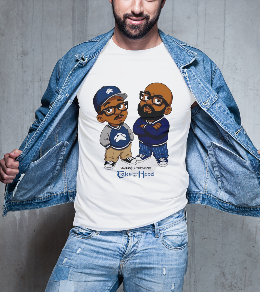 Kurupt DJ Battlecat Tales From My Hood Characters T-Shirt