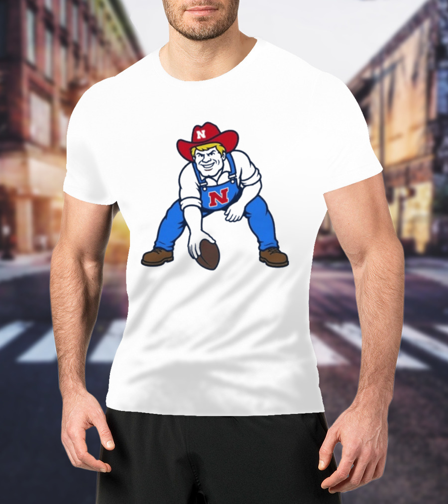 Herbie Husker Nebraska Cornhuskers Iconic Football T-Shirt