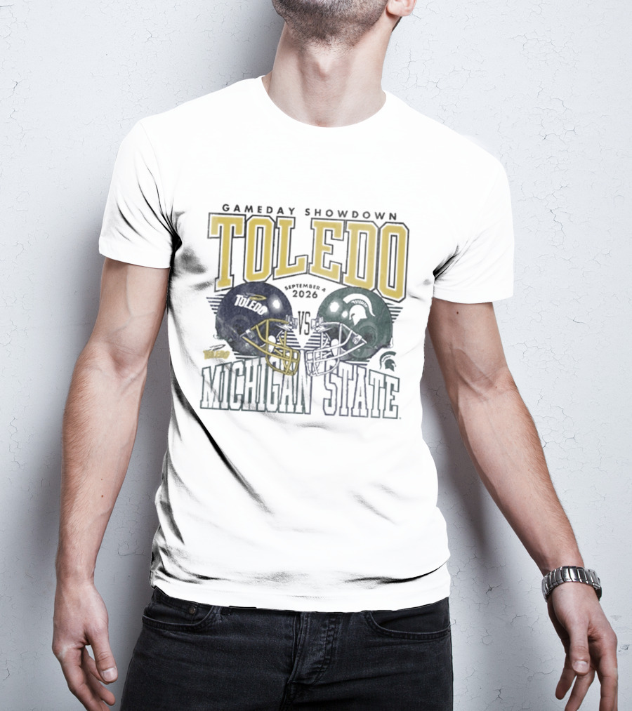 Toledo Rockets Michigan State Spartans Gameday Showdown September 4 2026 T-Shirt