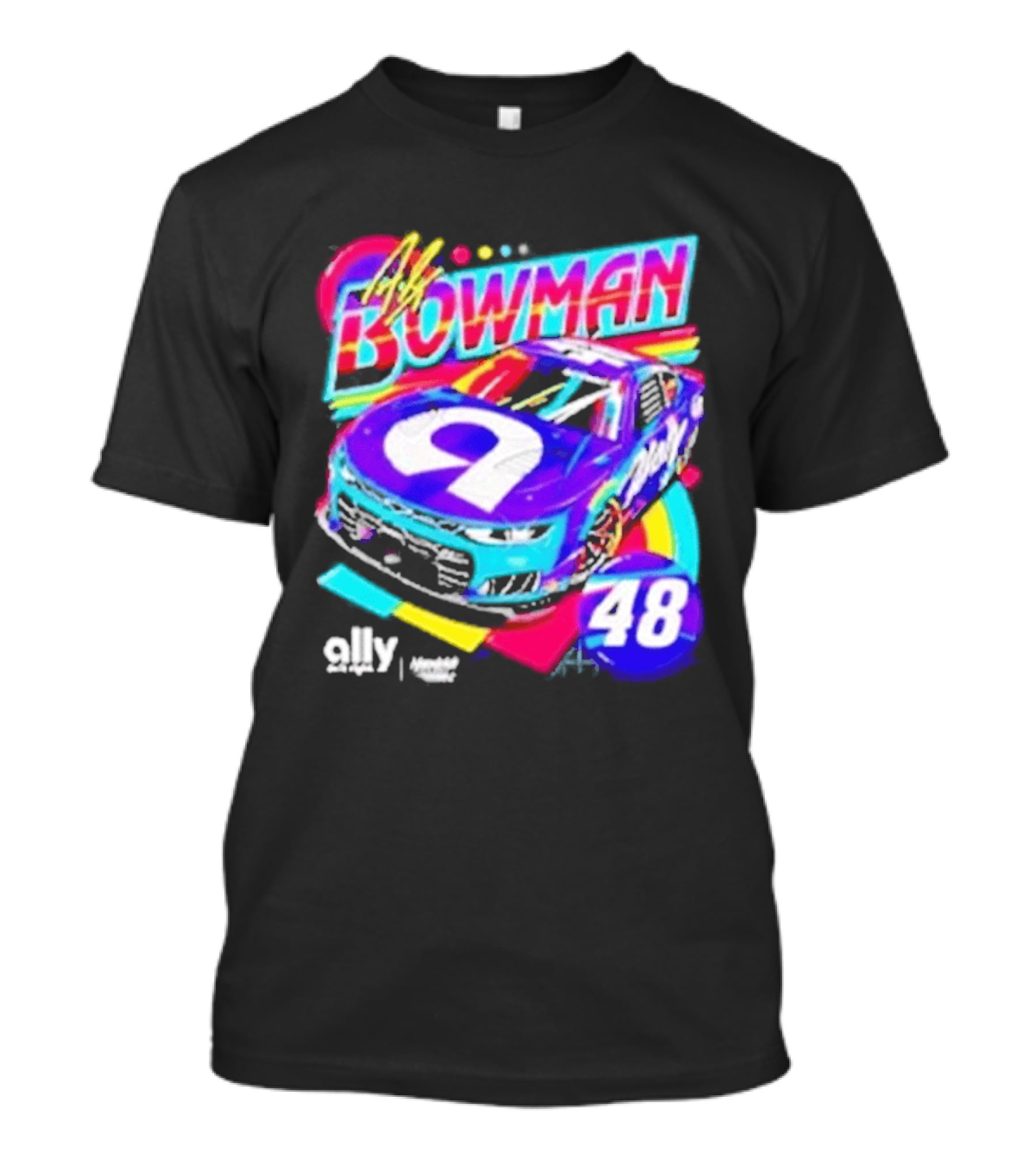 Alex Bowman 48 Ally Hendrick Motorsports Racing Car T-Shirt
