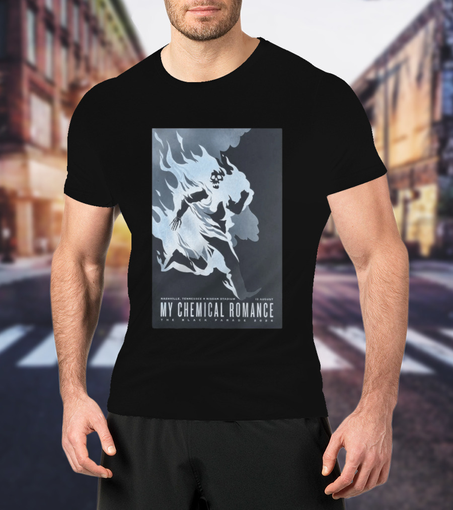 My Chemical Romance The Black Parade 2026 Nashville Nissan Stadium 13 August T-Shirt
